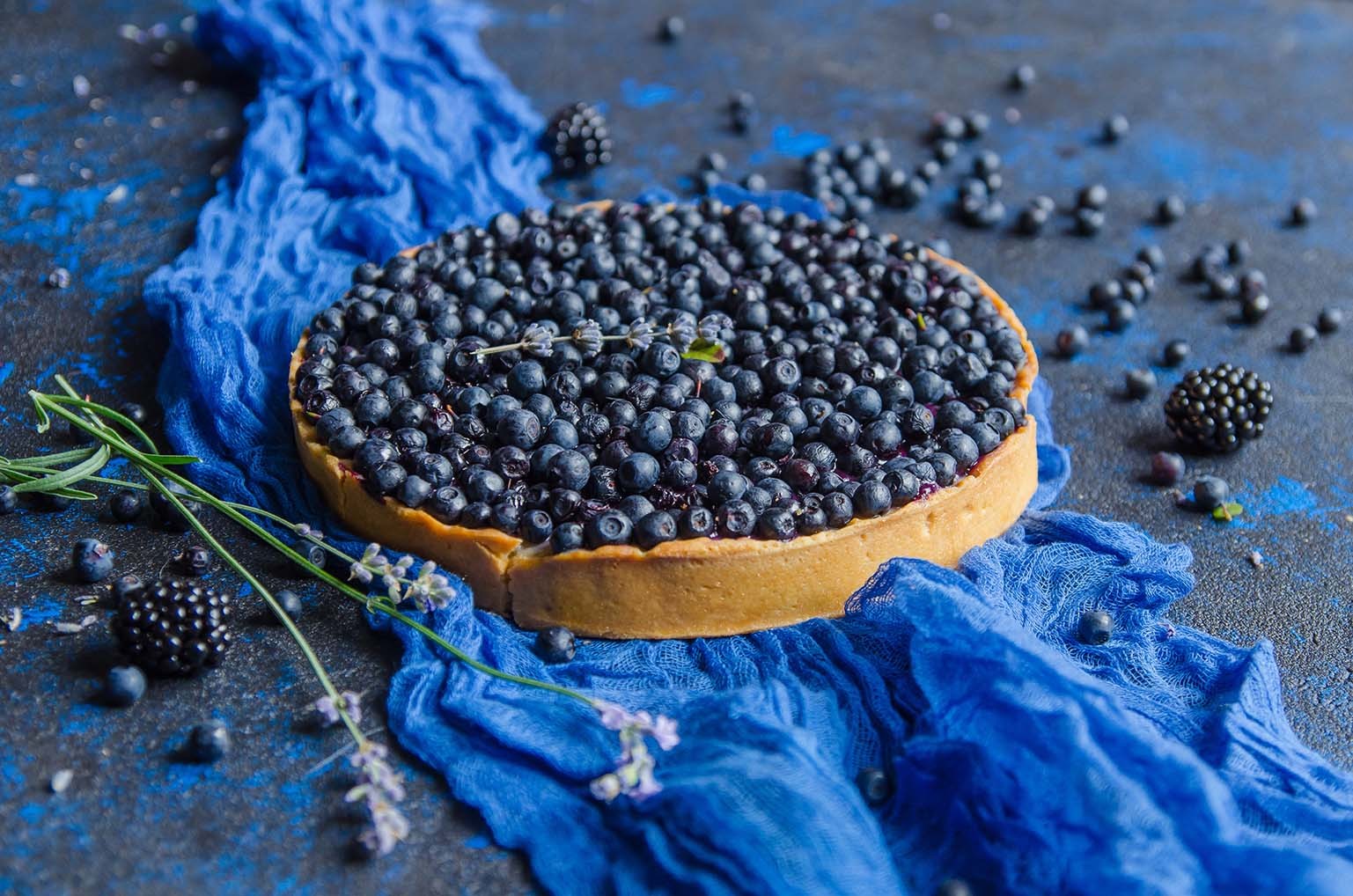 On refait de bonnes tartes myrtilles à Matonka, miam !