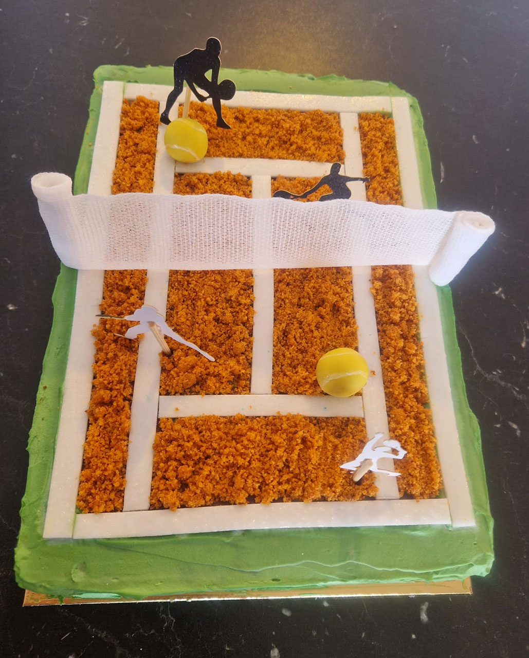 Gateau tennis